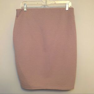 Dusty Mauve Pencil Skirt